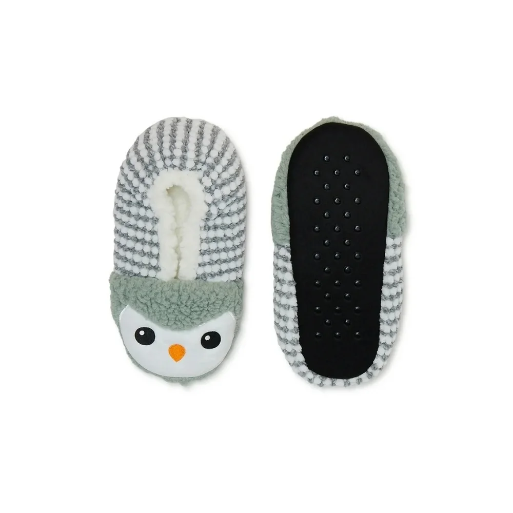 Fuzzy Bubba Owl Slipper Socks NWT